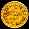 Image 2 : 1871 BG-859 Round California Gold Qtr CHOICE BU