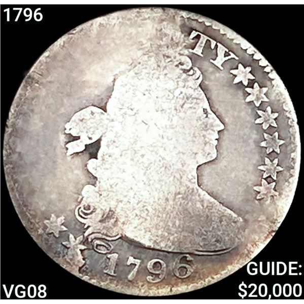 1796 Draped Bust Dime NICELY CIRCULATED