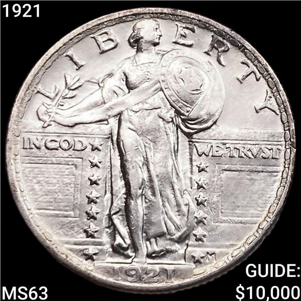 1921 Standing Liberty Quarter CHOICE BU