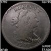 Image 1 : 1797 Rev 95 Draped Bust Large Cent NEARLY UNCIRCULATED