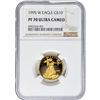 Image 1 : 1995-W Gold Eagle $10 1/4 oz NGC PF70 Ultra Cameo