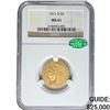 Image 1 : 1911-D CAC $5 Gold Half Eagle NGC MS61