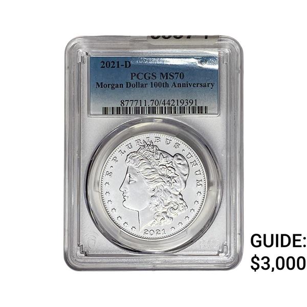 2021-D Morgan Silver Dollar PCGS MS70