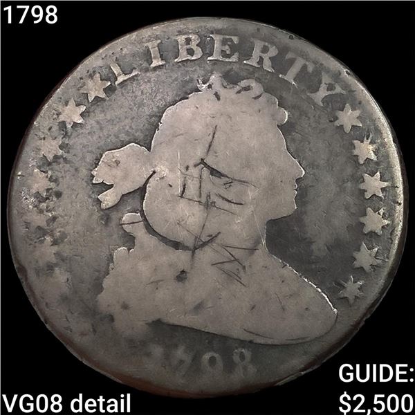 1798 Draped Bust Dollar NICELY CIRCULATED