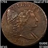 Image 1 : 1794 Head of 94 Liberty Cap Large Cent NEARLY UNCIRCULATED