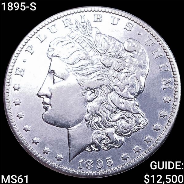 1895-S Morgan Silver Dollar UNCIRCULATED