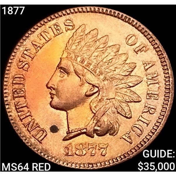 1877 Indian Head Cent CHOICE BU RD