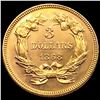 Image 2 : 1868 $3 Gold Piece CHOICE BU