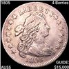 Image 1 : 1805 4 Berries Draped Bust Dime HIGH GRADE
