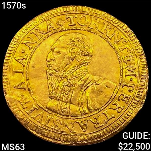 1570s Sweedish Gold Ducat CHOICE BU