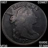 Image 1 : 1807 COMET Draped Bust Large Cent LIGHTLY CIRCULATED