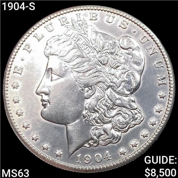 1904-S Morgan Silver Dollar CHOICE BU