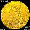 Image 1 : 1810 Lg 5 $5 Gold Half Eagle CHOICE BU