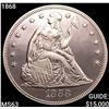 Image 1 : 1868 Seated Liberty Dollar CHOICE BU