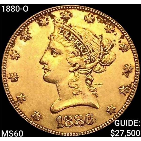 1880-O $10 Gold Eagle UNCIRCULATED