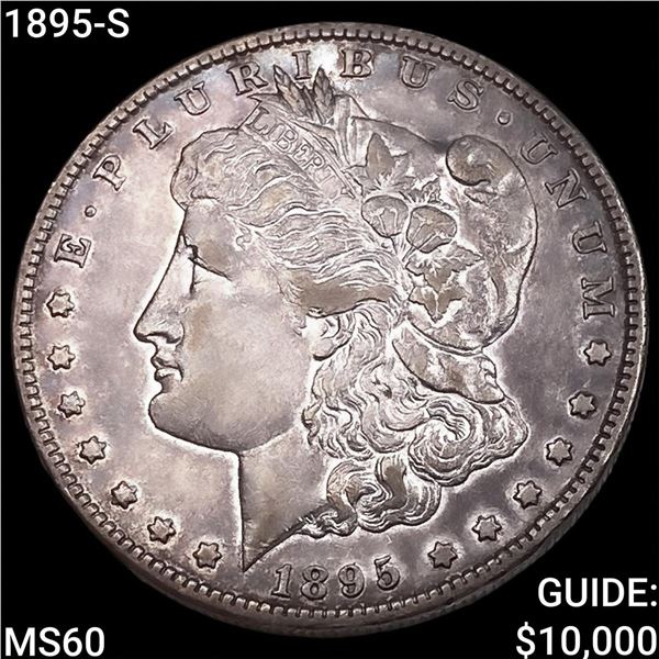 1895-S Morgan Silver Dollar UNCIRCULATED