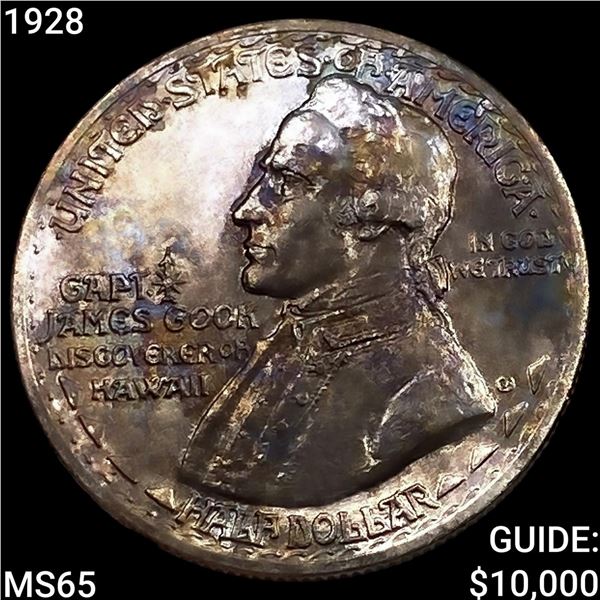 1928 Hawaiian Half Dollar GEM BU