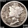 Image 1 : 1916-D Mercury Dime NEARLY UNCIRCULATED