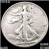 Image 1 : 1919-D Walking Liberty Half Dollar CLOSELY UNCIRCULATED