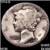 Image 1 : 1916-D Mercury Dime LIGHTLY CIRCULATED