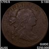 Image 1 : 1799/8 S-188 Draped Bust Large Cent HIGH GRADE