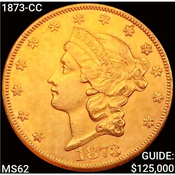 1873-CC $20 Gold Double Eagle UNCIRCULATED