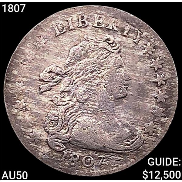 1807 Draped Bust Dime CLOSELY UNCIRCULATED
