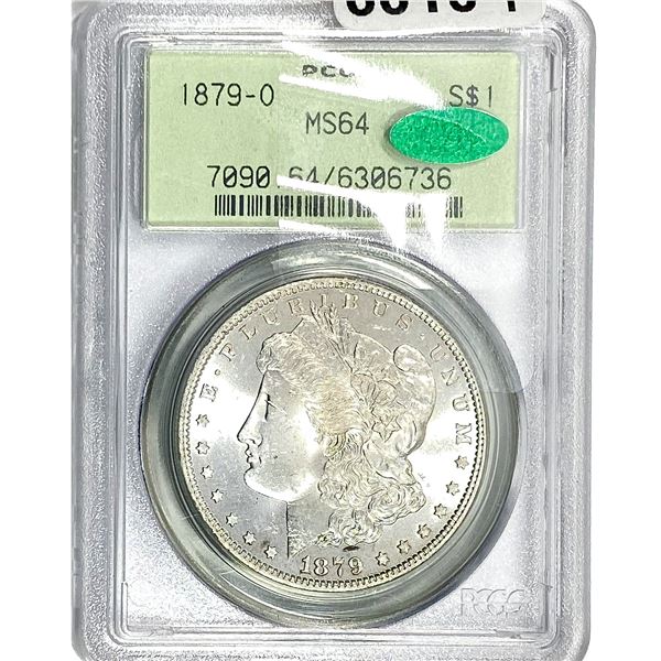 1879-O CAC Morgan Silver Dollar PCGS MS64