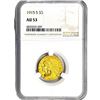 Image 1 : 1915-S $5 Gold Half Eagle NGC AU53