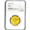 Image 1 : 1847 $10 Gold Eagle NGC AU53
