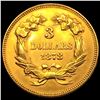 Image 2 : 1878 $3 Gold Piece UNCIRCULATED
