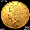 Image 1 : 1877-CC $20 Gold Double Eagle UNCIRCULATED