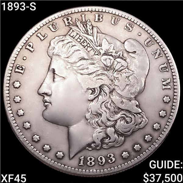 1893-S Morgan Silver Dollar NEARLY UNCIRCULATED