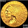 Image 1 : 1913-S $5 Gold Half Eagle CHOICE BU