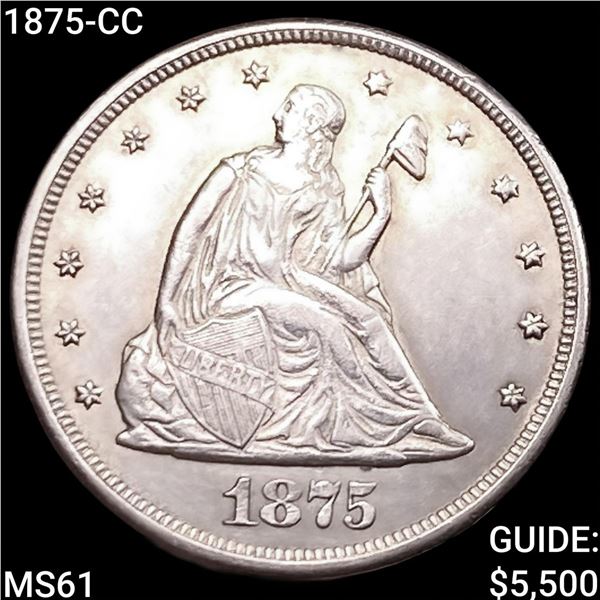 1875-CC Twenty Cent Piece UNCIRCULATED