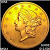 Image 1 : 1858 $20 Gold Double Eagle UNCIRCULATED