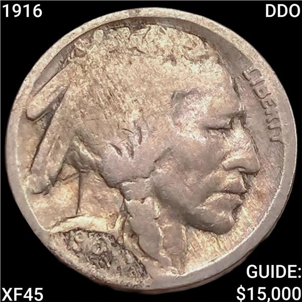 1916 DDO Buffalo Nickel NEARLY UNCIRCULATED
