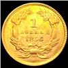 Image 2 : 1856 Slanted 5 Rare Gold Dollar CHOICE BU