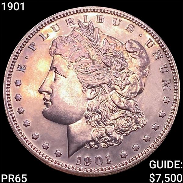 1901 Morgan Silver Dollar GEM PROOF