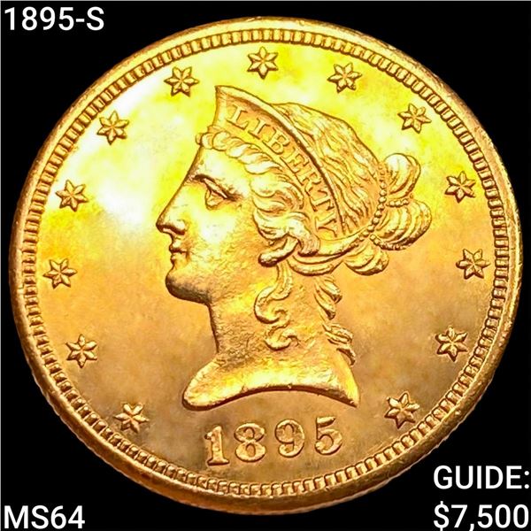 1895-S $10 Gold Eagle CHOICE BU