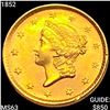 Image 1 : 1852 Rare Gold Dollar CHOICE BU