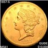 Image 1 : 1857-S $20 Gold Double Eagle UNCIRCULATED