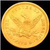 Image 2 : 1839 $5 Gold Half Eagle CHOICE AU
