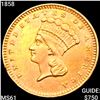 Image 1 : 1858 Rare Gold Dollar UNCIRCULATED