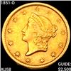 Image 1 : 1851-O Rare Gold Dollar CHOICE AU