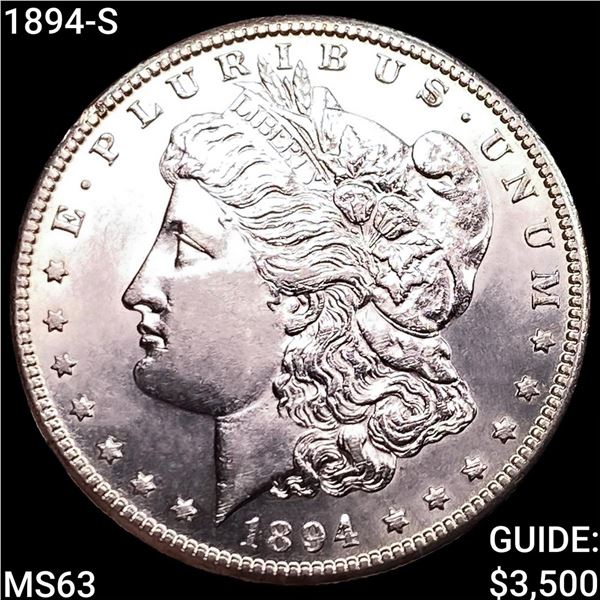 1894-S Morgan Silver Dollar CHOICE BU