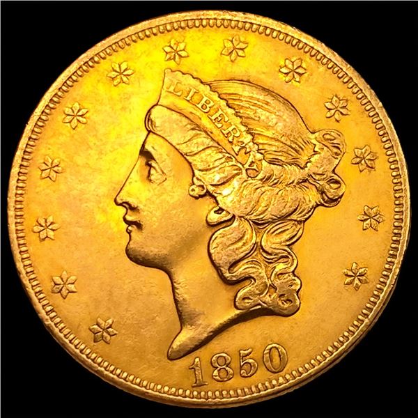 1850 $20 Gold Double Eagle