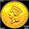 Image 1 : 1861 Rare Gold Dollar CHOICE BU