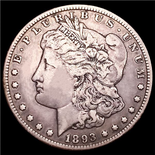 1893-CC Morgan Silver Dollar