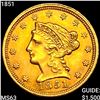 Image 1 : 1851 $2.50 Gold Quarter Eagle CHOICE BU